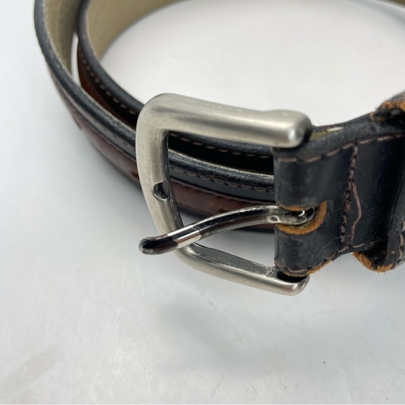 PIERRE Cardin Paris Men’s Size 38 Two Tone Belt - Picture 4 of 14